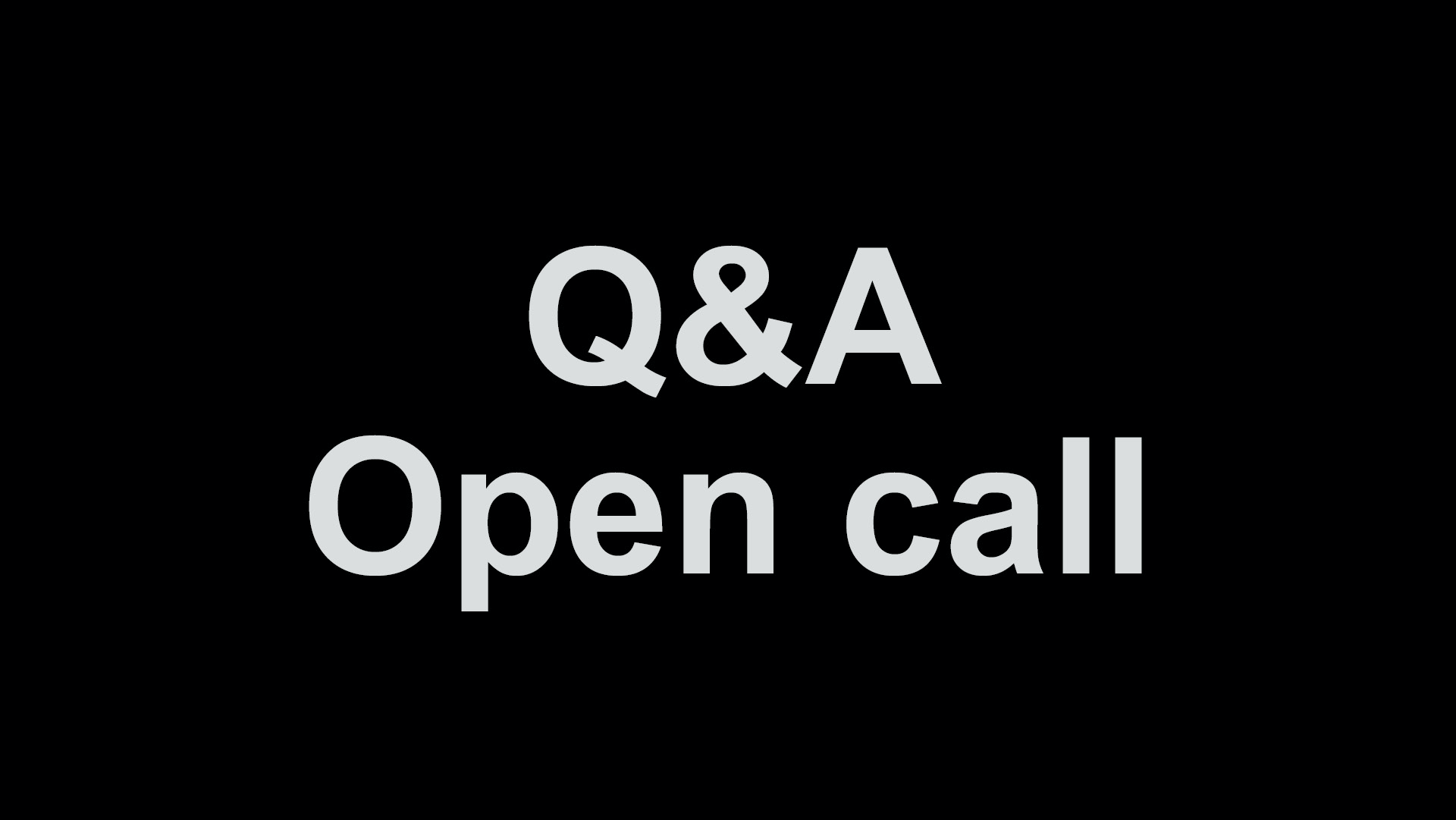 Q&A